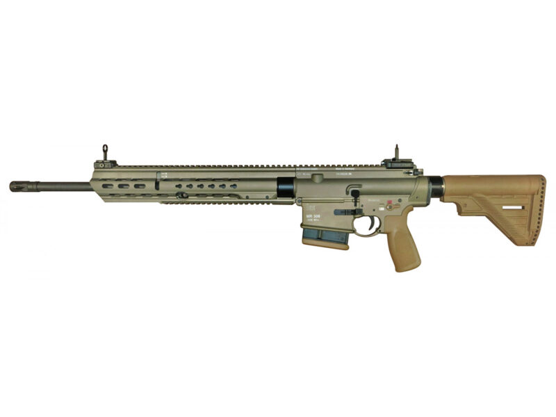 HK MR308 A3 20", kal. .308Win., Slim-Line HKey kézvédő ZÖLD-BARNA