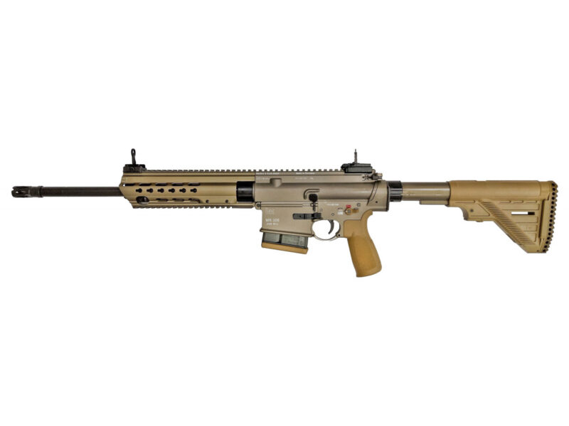 HK MR308 A3 16,5", kal. .308Win., Slim-Line HKey kézvédő ZÖLD-BARNA