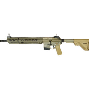 HK MR223 A3 16,5", kal. .223Rem., long Slim-Line HKey Handguard GREEN BROWN