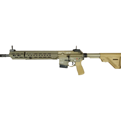 HK MR223 A3 16,5", kal. .223Rem., long Slim-Line HKey Handguard GREEN BROWN