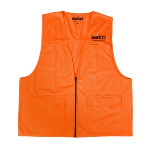 Lovecká vesta Sako, veľkosť XL, oranžová