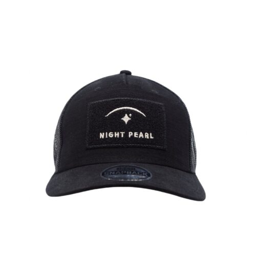 NIGHT PEARL SNAPBACK Black kšiltovka