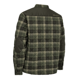 Deerhunter Elbert Padded Shirt Jacket Green Check vystužená košeľová bunda