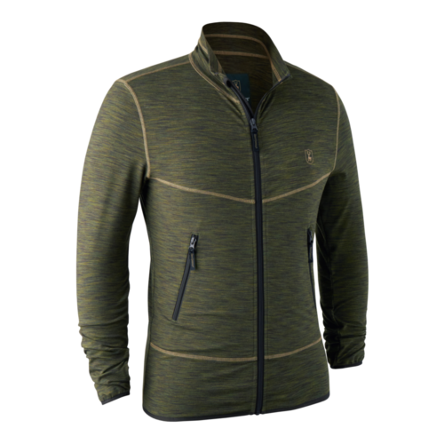 Deerhunter Norden Insulated Fleece Green Melange bélelt polár felső