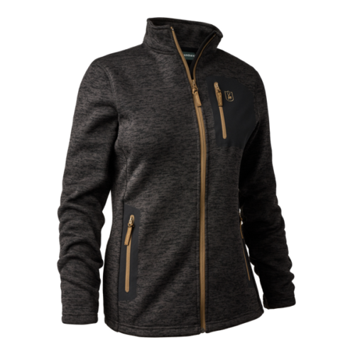 Deerhunter Sarek Knitted - Dark Grey Melange dámsky sveter