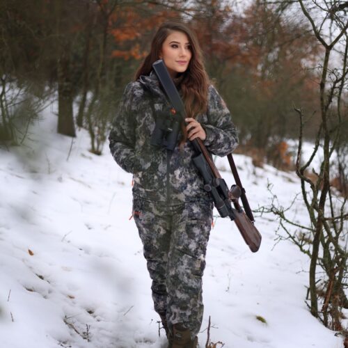 Thalnyra zimné poľovnícke oblečenie - bunda - safari brown