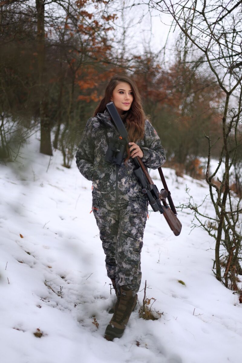 Thalnyra zimné poľovnícke oblečenie - bunda - safari brown