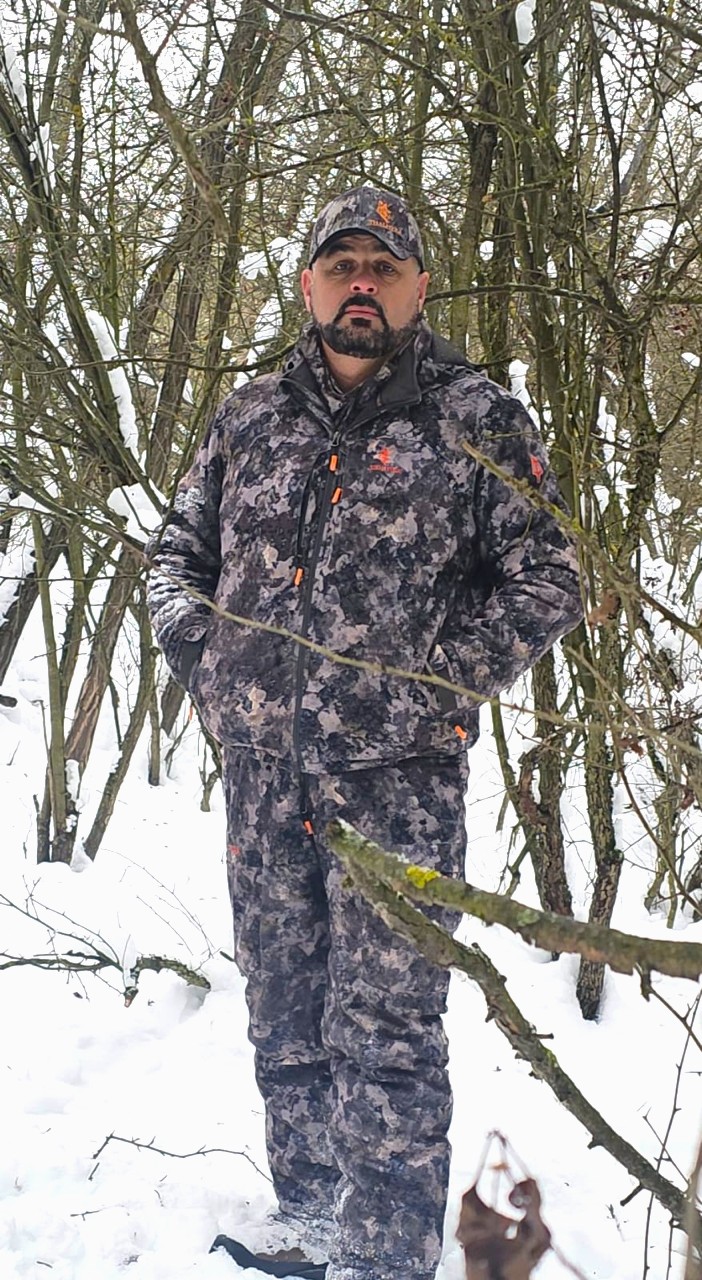 Thalnyra zimné poľovnícke oblečenie - bunda - safari brown