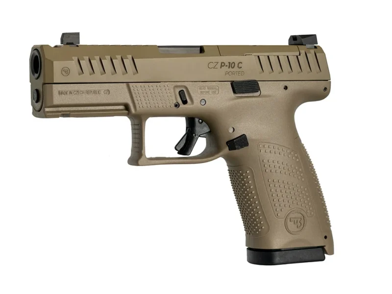 2971_ported-fde CZ P-10 C OR Ported 9x19 FDE